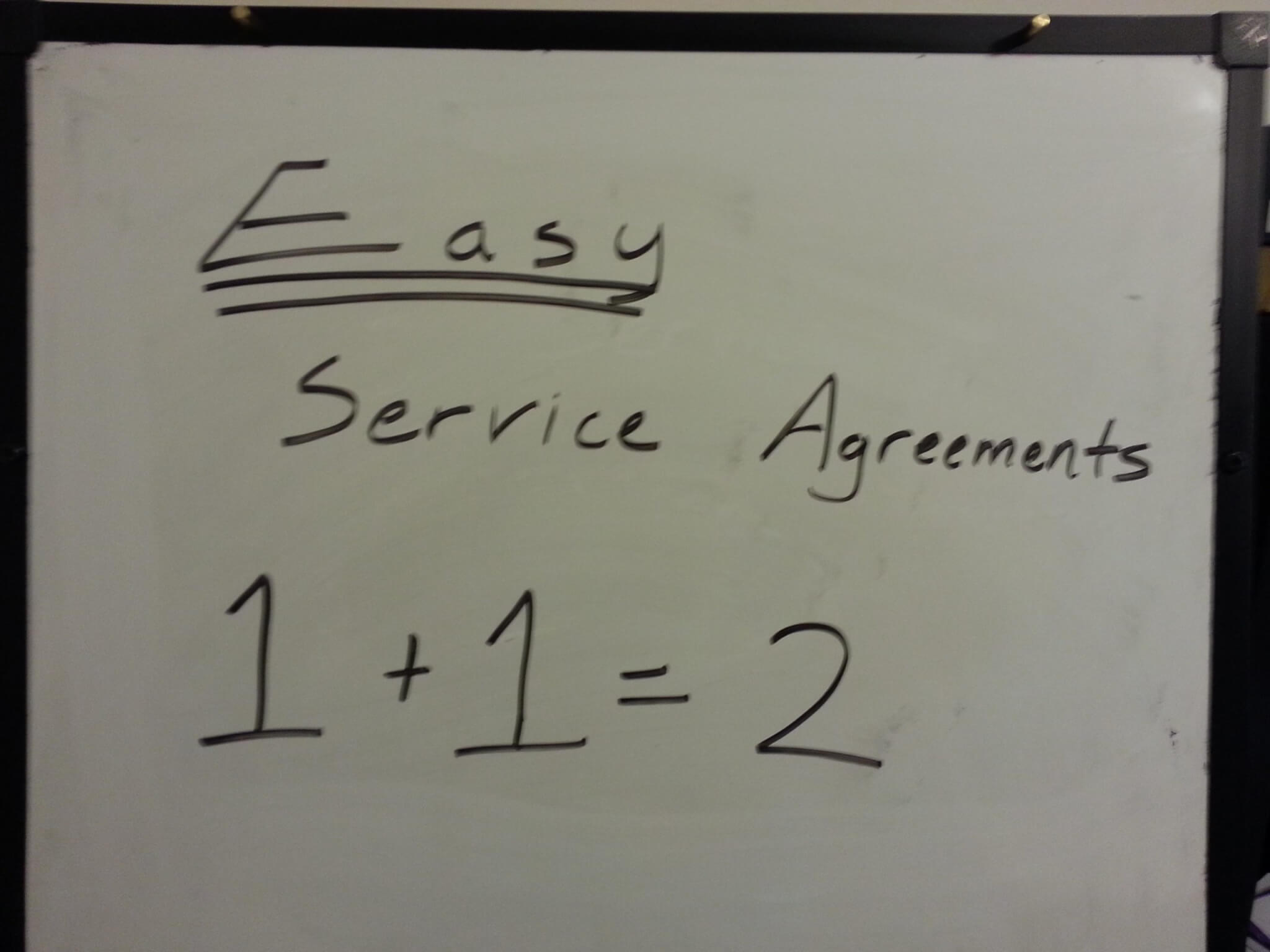 Service agreements