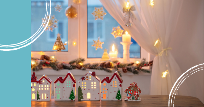 holiday decorations in home