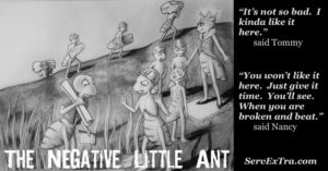 The Negative Little Ant