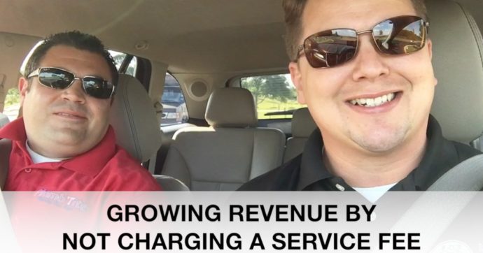 Growing Revenue by not charging a service fee