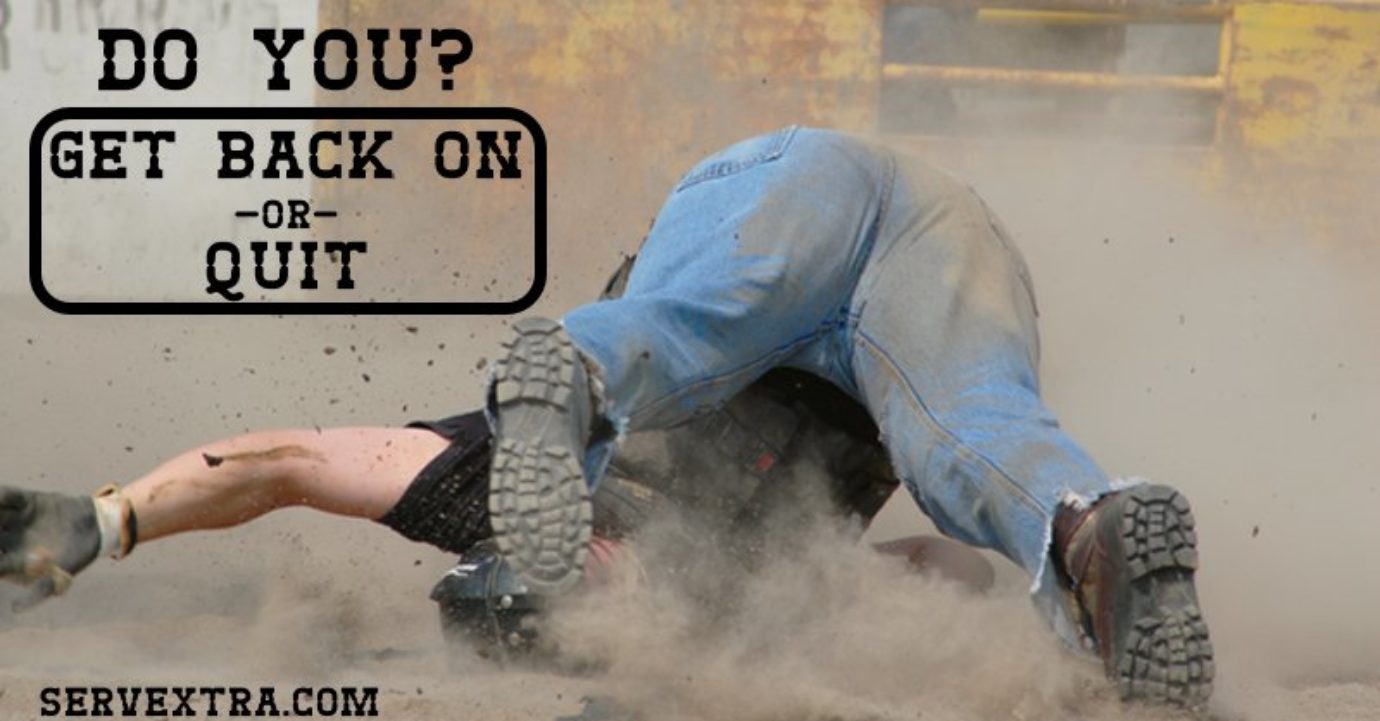 HOW TO GET UP AFTER A CRUSHING EVENT Service Excellence