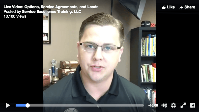How Techs can sell service agreements, options, and convert replacement sales