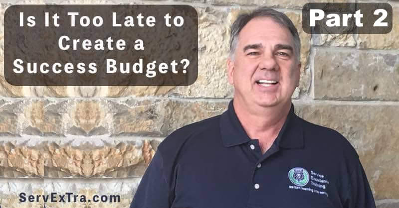 Success Budget - Part 2