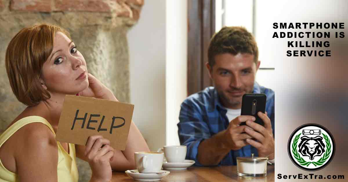 The smart phone addiction of HVAC Techs, Plumbers, and Electricians is killing customer service.