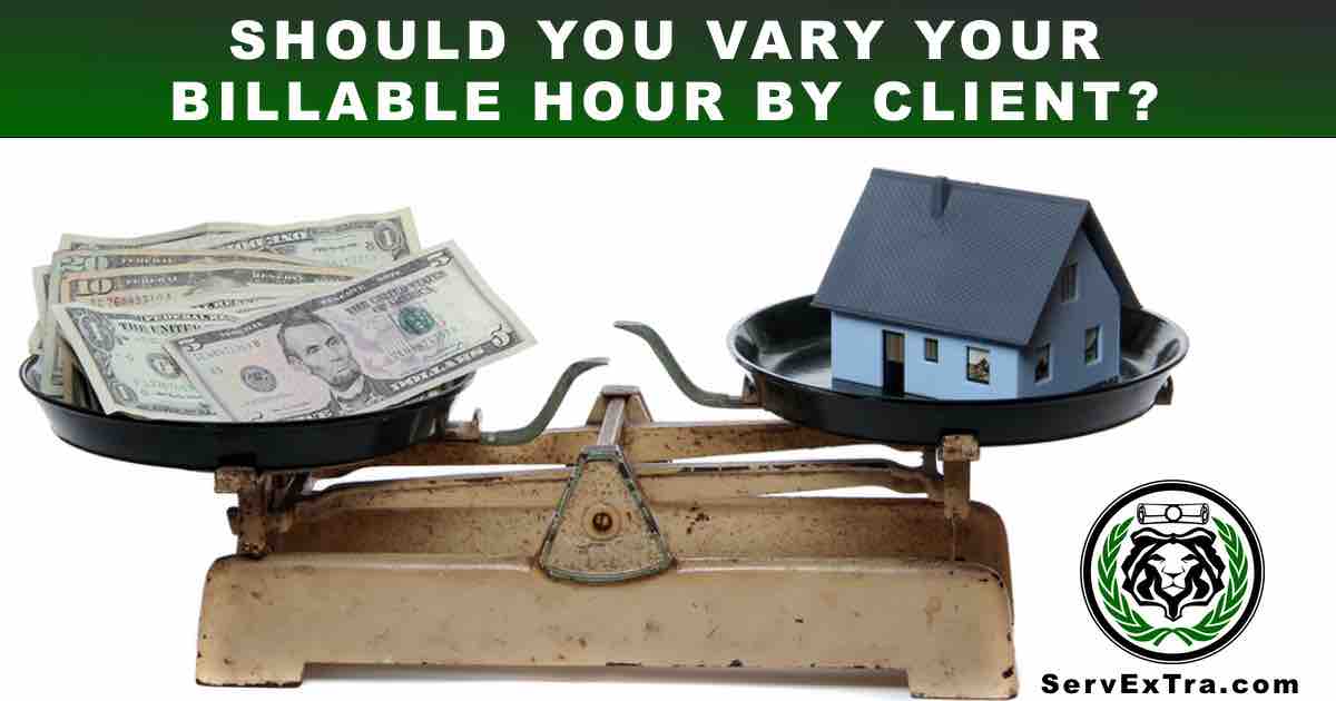 Time and Material versus Flat Rate. Billable Hours. Residential Service.
