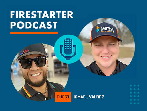 firestarter podcast image with todd liles and guest